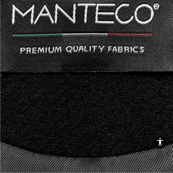 NWT ZARA BLACK MANTECO WOOL BOMBER COAT ZW COLLECTION SIZE MEDIUM - Picture 7 of 16